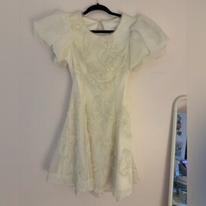 AJE Vera beaded mini dress